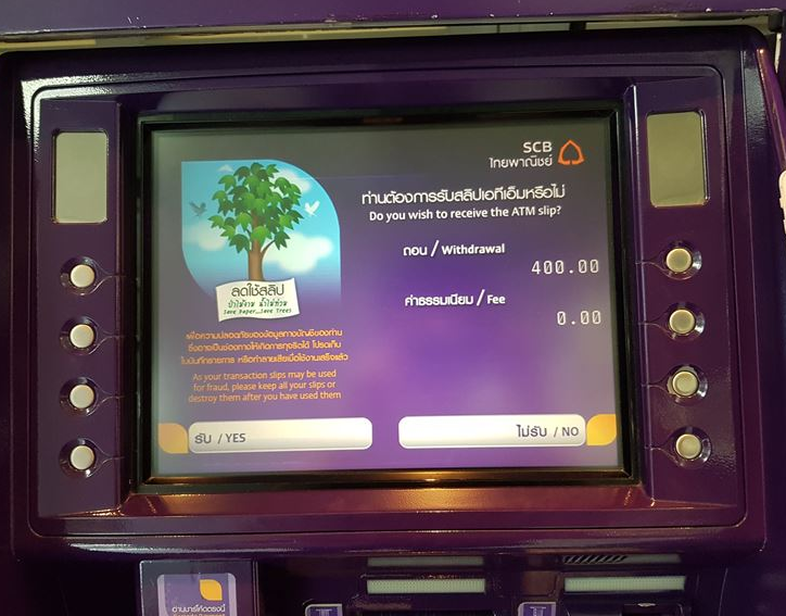 Kartu ATM BCA di Bangkok bisa digunakan untuk ambil uang Baht di SCB